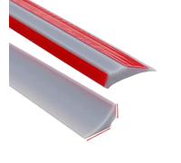 2M Grey Silicone Shower Tray Sealing Strip,Bath Sink Bathtub Edging Edge Seal Trim,Gap Cover Caulk,Wet Room Floor Water Barrier Retaining Strip,Beading for Tile,Countertop(2.5cm,Two Adhesive Backing)