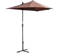 2m Half-Cut Garden Parasol