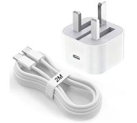 2m IPhone 17/16/16E Charger, 20W USB C Charger Plug for IPhone 17/16/15 Pro Max, 17 Air, 16 Plus, Woven Long Fast Charging Cable Lead for Google Pixel 10a/10/10 Pro XL/10 Pro Fold/9a/9Pro XL/8/7/6/5/4