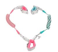 2M Kids Anti Lost Wrist Link, Toddler Safety Wristband Leash, Dual Length Pull Walking Harness Rope for Babies, Wristband Style