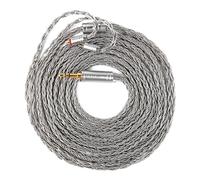 2m KZ ZS10 Pro IEM Earphones Cable, KBEAR ST24 Plus in Ear Monitor Cable 16 Core 5N OCC Silver-Plated Headphone Extension Cords for Moondrop Chu CCA CRA, ZS12 PRO X, Castor,ZAR,ZAS (2pin, 3.5mm Plug)
