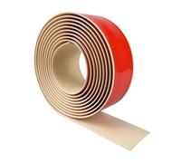 2M Laminate Flooring Threshold Transition Strip, 4CM PVC Floor Divider Strip Transition Strip, Self Adhesive Threshold Strip,Flat Profile Flooring Edge Trim Strip (2M*4cm, Maple Wood Grain)