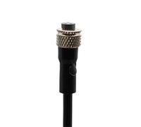 2m Line M8 3 4 Pins PVC LED IP67 Sensor Cable Connector Type A Socket Waterproof Male&Female Straight Angle Flange(M8 I PVC PNP,2M_3 P)