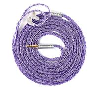 2m Long CCZ Melody IEM Earphones Cable, KBEAR JunTian in Ear Monitor Cable, 16 Core 5N OCC Silver-Plated Headphone Extension Cords for KBEAR KS1, Audiophile and Musician, Drummer(TFZ-Pins, 3.5mm Plug)