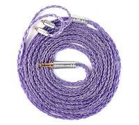 2M Long MMCX in Ear Monitor Cable, KBEAR ST24 Plus IEM Earphones Cable, 16 Core 5N OCC Silver-Plated Headphone Extension Cords for Shure SE215, SE215 pro, SE846, SE315, SE425, SE535 (MMCX, 3.5mm Plug)