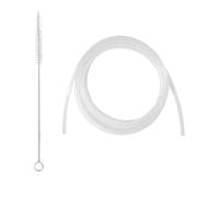 2M Milk Tube Automatic Coffee Machine Silicone Replacement Pipe with Clean Brush Suitable, Compatible for Ninova, Compatible for Jura, MelittaKrups Severins