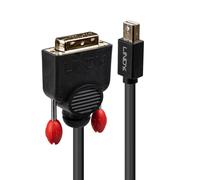 Lindy 2m Mini DisplayPort to DVI Cable, Black