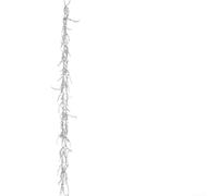 2M Pearl Bead Garland String for Christmas Decoration, Transparent White Plastic, Elegant European Style for Festive Ambiance and Seasonal Home Ornamentation (C)
