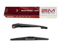 2M PLASTIC Rear Wiper Arm Blade Replacement for Ford Honda HRV HR-V 2016-2020 MITSUBISHI OUTLANDER SPORT 2011-2020- 2MPLASTIC Factory OEM Style