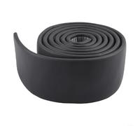 2M Protective Skirting Board Strip with Thickened Anti-Collision Design for Home Safety on Walls and Furniture Edges (Black)