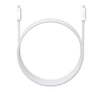 2m Razer Thunderbolt 4 Cable, White, 100W PD, 40Gb/s, Upto 8K Display, Backwards