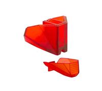 2M Red Turntables Elliptical Diamond Stylus with Guard Cover Fit for Ortofon 2M PnP MkII Turntable Cartridge for Ortofon 2M Series Stylus Replacement