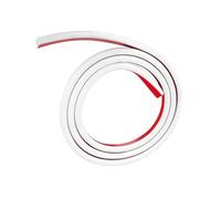 2m Rubber Cable Strip Trunking Self Adhesive Cover, White