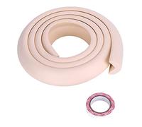 2M Rubber Corner Guards Kids Edge Protectors Safety Furniture Bumper Strip Table Edge Corner Guard Protector(Beige)