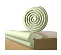 2m Safety Edge & 4 Corner Guards,Pre-Taped Foam Safety Edge Guard Bumper Strip,Baby Proofing Table Sharp Edge Protectors For Kids,Suitable For Coffee Table Furniture Fireplace (Matcha Green)
