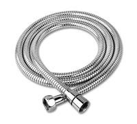 2m Shower Hose, Extra Long Stainless Steel Shower Pipe with Smooth Water Flow, Universal 9mm (Outer)/6mm(Inner), Tangle-Free Shower Hoses for Daily Bathing, Toilet Cleaning, Pet Washing