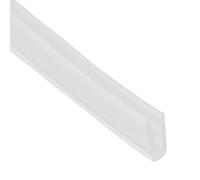 2m U-Channel Rubber Edging Sealing Strip, for Shower Door Glass Durable Sealing Tape Edge Guard Weatherstrip(14x8mm)