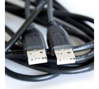 2m USB Type A Male to Plug Cable PC Laptop Computer 2.0 Data Transfer Lead