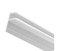 2m Water for Splash Proof Bath Shower Screen Rubber Door Seal Strip Transparent Waterproof Gap Sealer for 6mm Glass Bathtub Screens