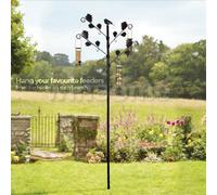 2M Wild Bird Feeding Station - Decorative Leaf