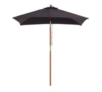 2M X 1.5M Garden Parasol Umbrella With Tilting Sunshade Canopy