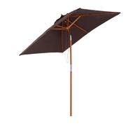 2m x 1.5m Garden Parasol Umbrella with Tilting Sunshade Canopy
