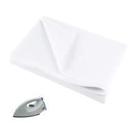 2m x 1 m Medium Weight Fusible Fleece, Iron On Interfacing Medium Weight, White, Solid Color, Meltable, Sewing, Handicraft, DIY Project