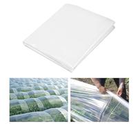 2M X 10M Extra Thick Polythene Plastic Sheeting, Heavy Duty Clear Polythene Sheeting Dust Waterproof Cover Sheets for Greenhouse,Agriculture,Garden Grow,Building Rubble Protection(250Mu / 1100G)