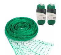 2m x 10m Garden Netting 2 Pack Green Nylon Fine Garden Mesh, Gardening Bird Netting for Vegetable Patch, Allotment & Pond Net Cover, Plant Protection, Cat Deterrent, UV Resistant by ANGIX
