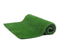 2m x 1m Artificial Grass Rug Green Lawn Mats, Grass Runner Landscape Synthetic Grass Turf for Indoor Outdoor Garden Patio Lawn