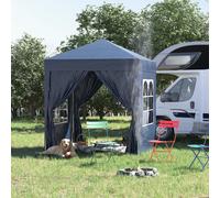 Outsunny 2 x 2m Garden Pop Up Gazebo Party Tent Wedding w/ Carrying Case - Blue
