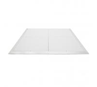 2m x 2m Portable Dance Floor by Gear4music White Finish