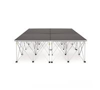 2m x 2m Portable Stage Kit by Gear4music 60cm