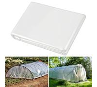 2M X 3M Clear Plastic Sheeting Heavy Duty Waterproof Extra Thick Transparent Polyethylene Film for Gardening Greenhouse Building Insulation Dust Cover Rubble Protection