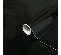 d-c-fix Vinyl Wrap Black 45 cm x 2 m - Removeable Sticky Back Plastic | Self Adhesive Vinyl for Furniture, Kitchen Cabinets, Table & Window Sills - DIY Peel and Stick Wrap - Wipe Clean & Durable