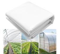 2M X 4M Heavy Duty Polythene Plastic Sheeting - Extra Thick Clear Plastic Sheets, Garden Grow Polythene Cover Sheets, Waterproof Windproof Cover for Gardening Insulation Building Rubble Protection