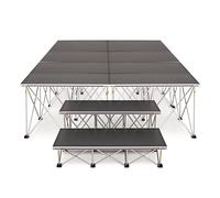 2m x 4m Portable Stage Kit by Gear4music 60cm