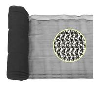 2m x 50m Garden Debris Scaffold Netting, High GSM/UV Protection Fence Windbreak Mesh Sheets (Black)