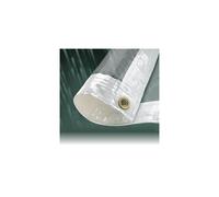 (2M x 6M) Glass Clear 310Gsm Heavy Duty Waterproof Tarpaulins With Eyelets Various Sizes