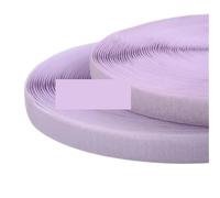 2Meter/4pcs Sew On Hook and Loop Colour 20mm Non-Adhesive Fabric Fastener Interlocking Tape Nylon Strips Sticky DIY Craft Supply for Sewing Crafts(Light Purple 20mm)