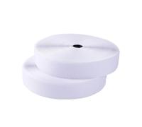 2Meter/4pcs Sew On Hook and Loop Colour 20mm Non-Adhesive Fabric Fastener Interlocking Tape Nylon Strips Sticky DIY Craft Supply for Sewing Crafts(White 20mm)