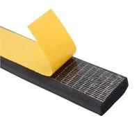 2Meters EPDM Self Adhesive Sponge Seal Strip Rubber Black Foam Strong Single-Sided Adhesive Soundproof Anti-Collision Seal Gasket(15mm x 30mm x 2m)