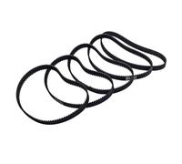 2MGT 2GT Belt Width 6/10/15mm Rubber Closed Loop Perimeter GT2 Timing Synchronous 140 142 144 150 160 180 200 202 220 300 400mm Synchronous Rubber Belt(5pcs 6mm,202mm)