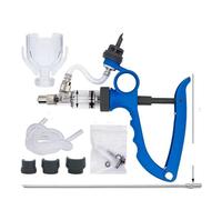 2ml/6ml Animal Automatic Syringe Vaccine Injector Veterinary Continuous Injection For Poultry Pig Cow Sheep Veterinary Metal Feeding Gun(6ml)