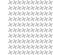 2mm/0.08in, Wire Rope Clamps, Stainless Steel Invisible Net Cross Buckle, Protective Anti-Theft Net Cross Buckle, for Window Protection Nets and Balcony Guardrails