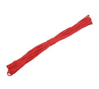 2mm/0.08inch Parachute Cord, Multi Function Paracord for Camping Fishing Tying Rope Strong Heavy Duty Camping Rope Tactical Parachute Cord Outdoor Gear Tent Rope (Red) (15M/50 Feet)