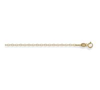 2mm 14k Gold Plated on Solid Sterling Silver 925 Italian Trace Link Chain Necklace Bracelet Anklet with Spring Ring Clasp - inch 24"/60cm