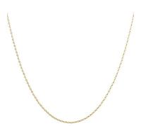2mm 18K gold plated on solid sterling silver 925 Italian BELCHER rolo cable round link marine chain necklace bracelet anklet with spring ring clasp - inch 24"/60cm