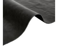 2mm-2.3mm Thick Genuine Cowhide Leather Naturally Textured Leathercraft for Sewing,Workshop (Black, 18"X24"（45X60cm）)