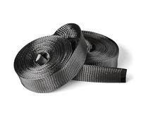 2MM-40MM Carbon Fibre Tubing High Temperature Resistant Braided Mesh Wire Sleeve Protection(4mm,5M)
